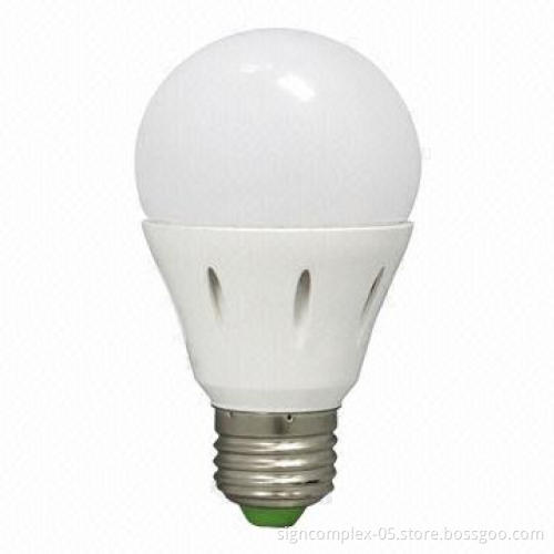 6W LED Light Bulb with Over 270 Degrees Beam Angle, IK08 and Up to 50,000 Hours Long Lifespan